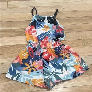 Rumi Tryder Multicolor Floral Kids Romper